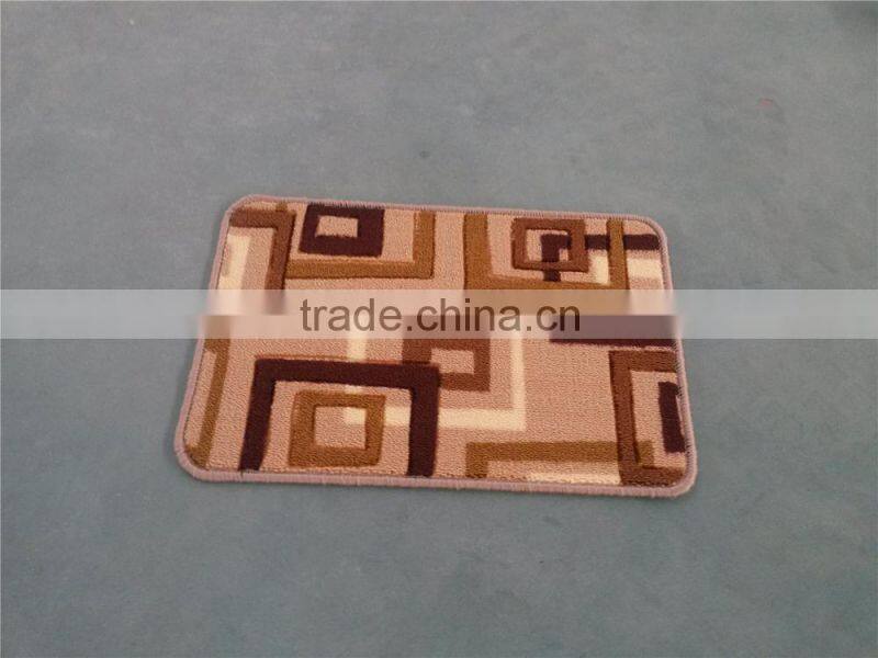 Multifunctional polyester loop pile printed logo mat