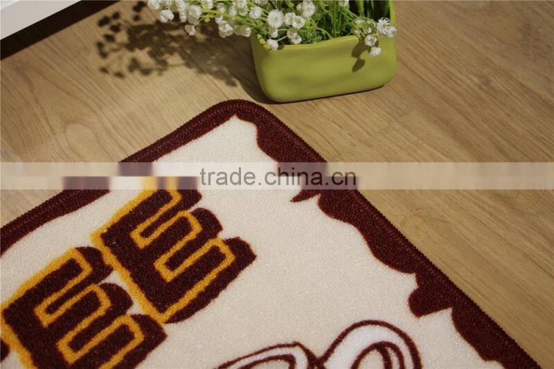 Loop pile microfiber chenille area yoga mat