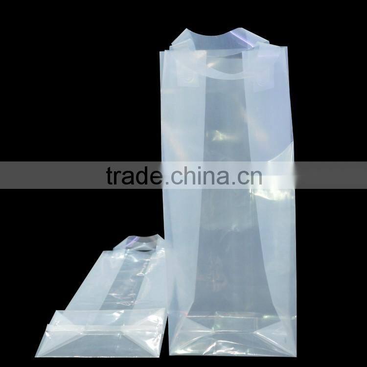 custom size clear plastic stand up pouch with side gusset accept custom printing