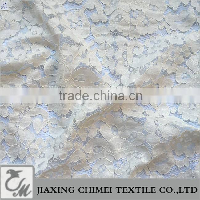 cream white lace fabric