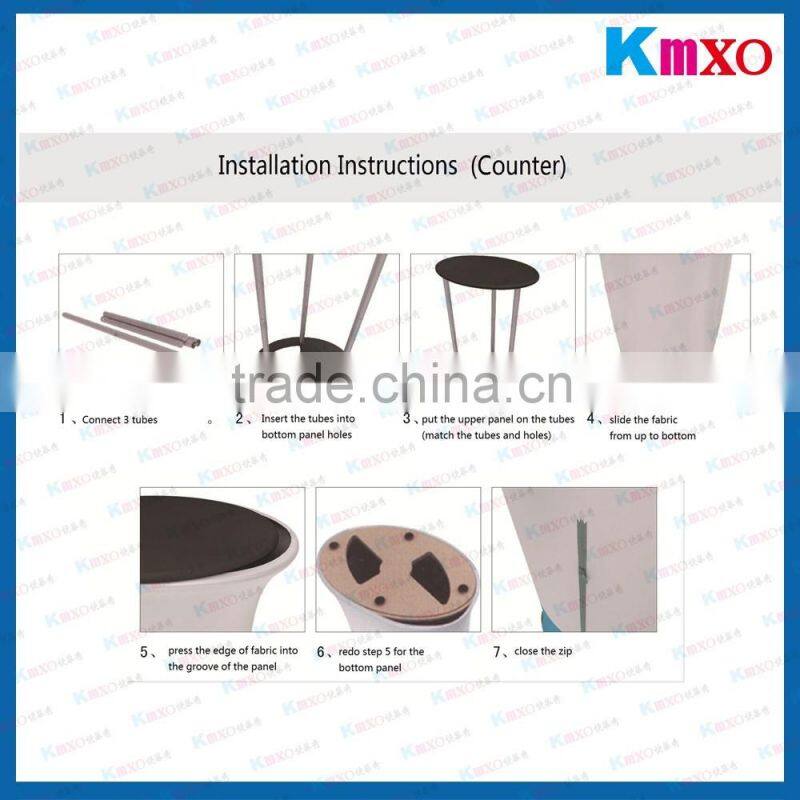 stretch fabric promotion table convenient to transport