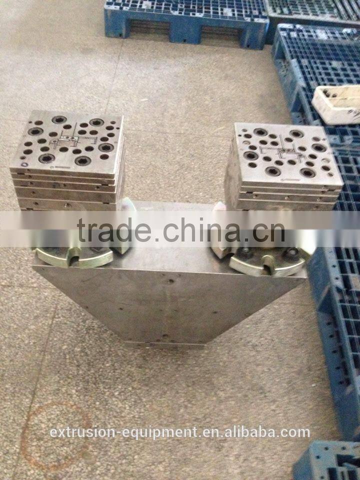 Popular two die extrusion tooling double strand
