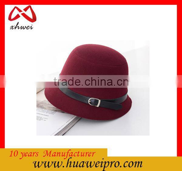 Alibaba China Factory Top Quality Wholesale Pork Pie Hat Custom Floppy Hat