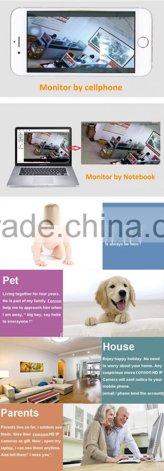 Easy to use hot sale security light wifi ip camera