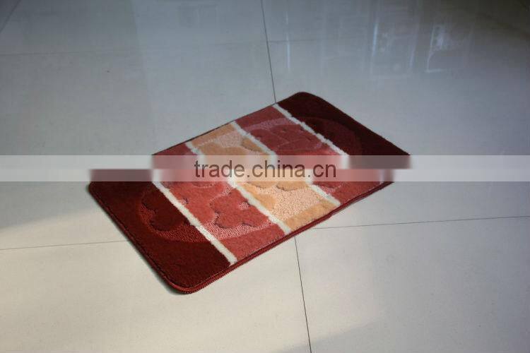 washroom floor mat with anti-slip TPR base