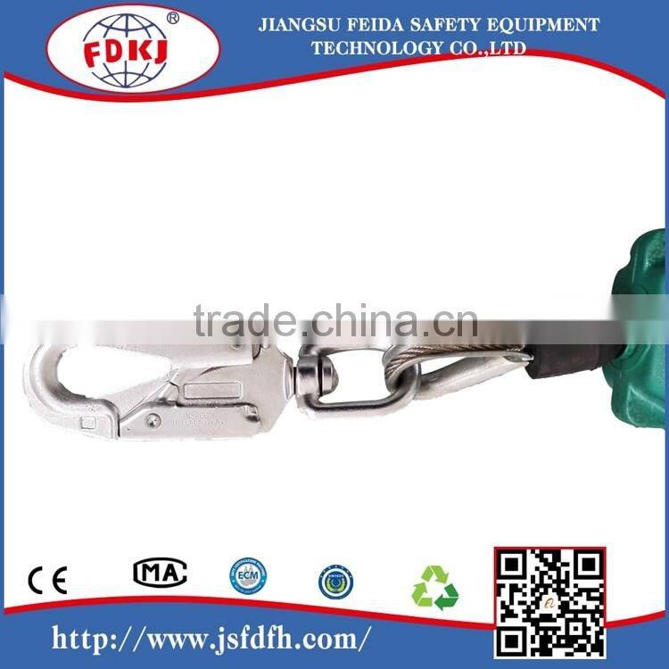 Steel Wire Rope Retractable Fall Arrester/New Design Construction Hot Sell Durable Fall Protection Fall Arrester