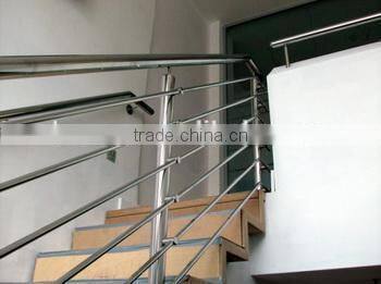 AISI 304 railing handrail bar holder for flat tube