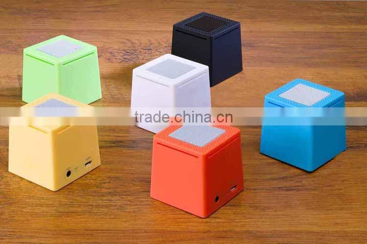 music box CE/RoHS/BQB speaker mini wireless portable stage sound vibration hands-free phone call digital bluetooth speaker