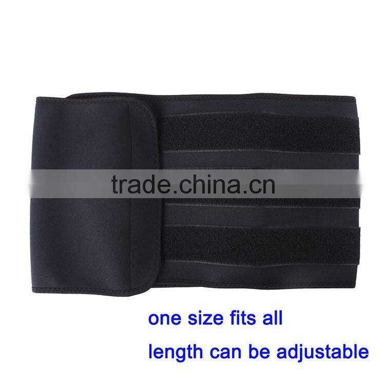 Custom brand factory price safety neoprene black belt front slimming waist