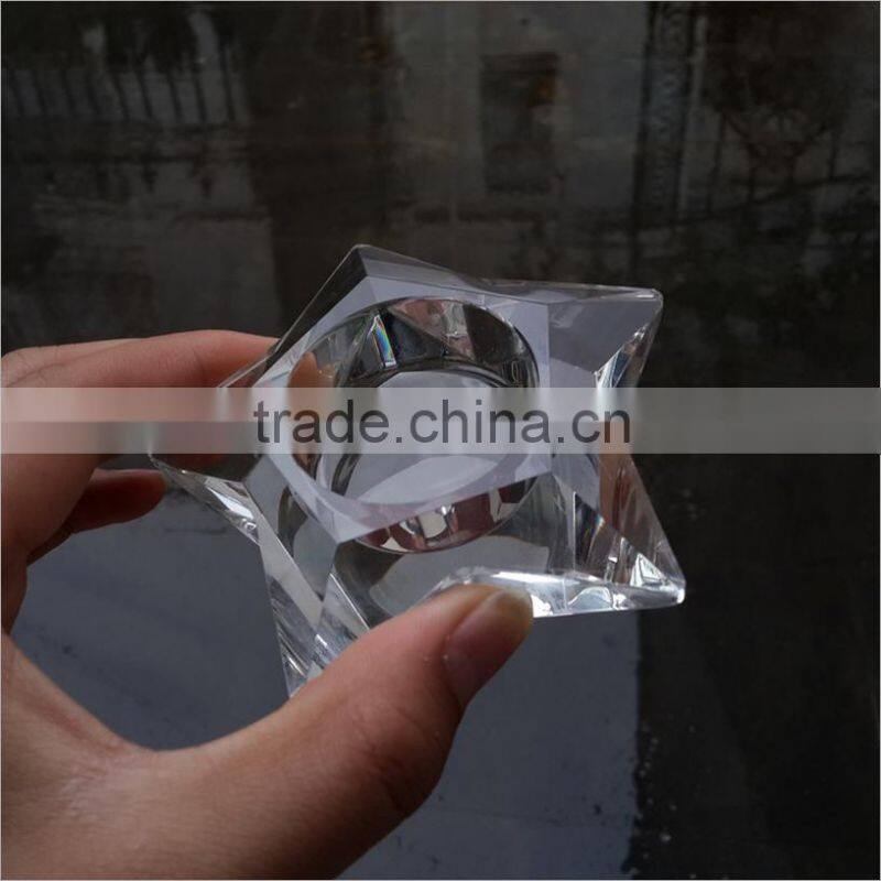 Nice K9 Crystal Candle Holder for Wedding Decoration