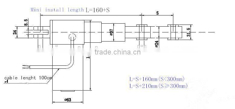 OEM solenoid value for TV lift with remote control