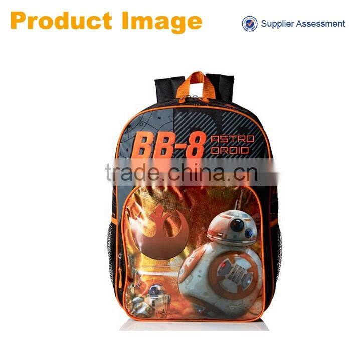 new 2016 sandoo design fashion boy cartoon character school bags