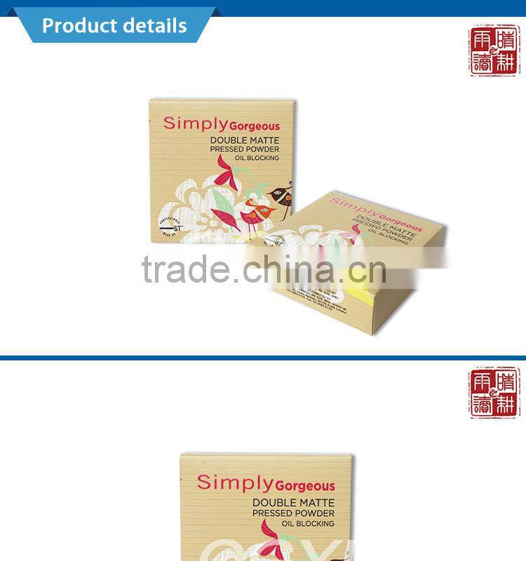 recycled foldable paper face cream box