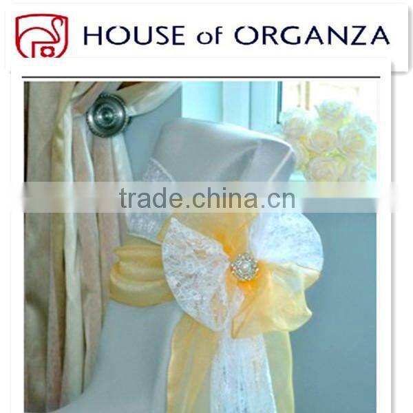 Snow Organza Chair Sashes