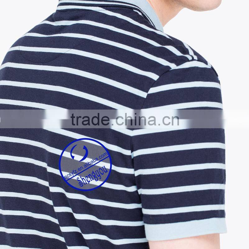 High quality Short Sleeve 100% men cotton shirts polo shirt