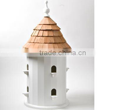 FSC promotion new cheap wooden bird house wholesale