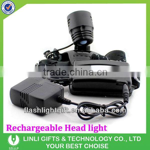 Aluminum Rechargeable Cree T6 Miner Headlamp