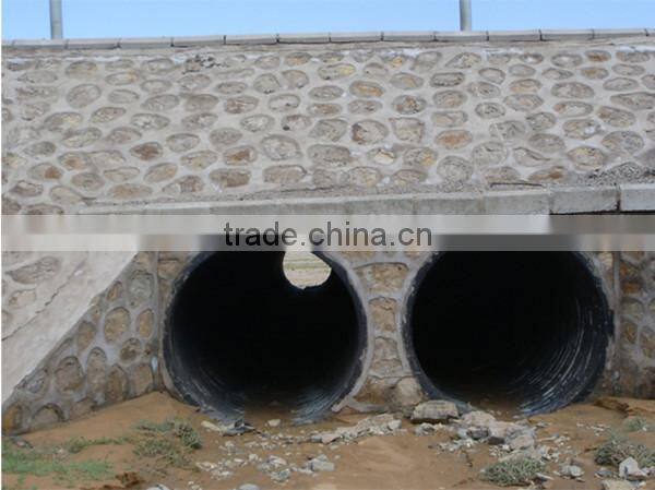 Large diameter corrugated metal pipe galvanized corrugated metal pipe