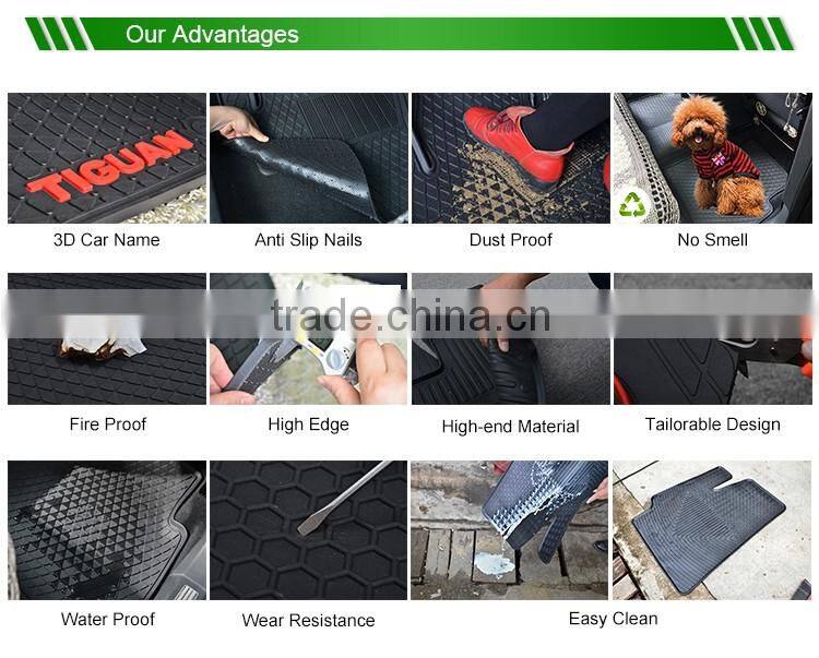 manufacture moulder rubber car mats for Left/Right hand drive cars for Lancer ex