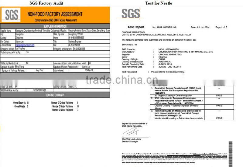 mint tin box with slide lid, tin can factory