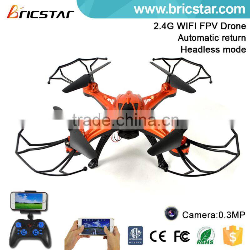 Two control mode 2.4G rc quadcopter fpv goggles with HD camera