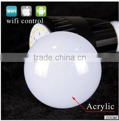 wireless control,IOS Android RGBW 7 brothers led bluetooth lamp