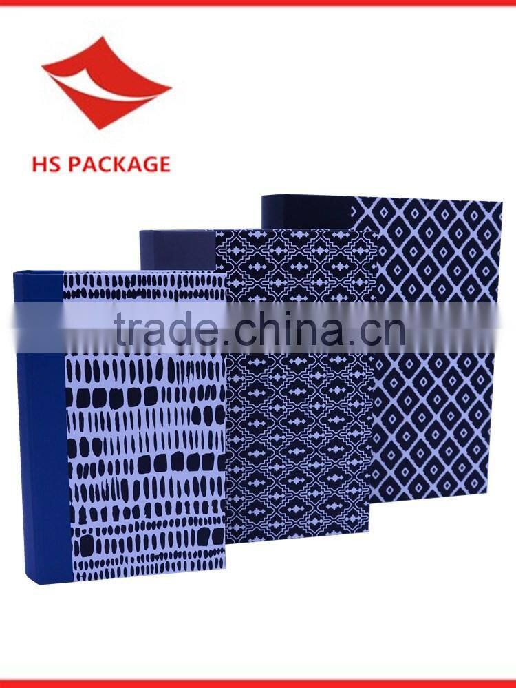 paper nested book shape box .