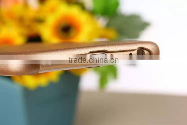 Solid Color PU Mobile Phone Back Case For iPhone 6s Plus