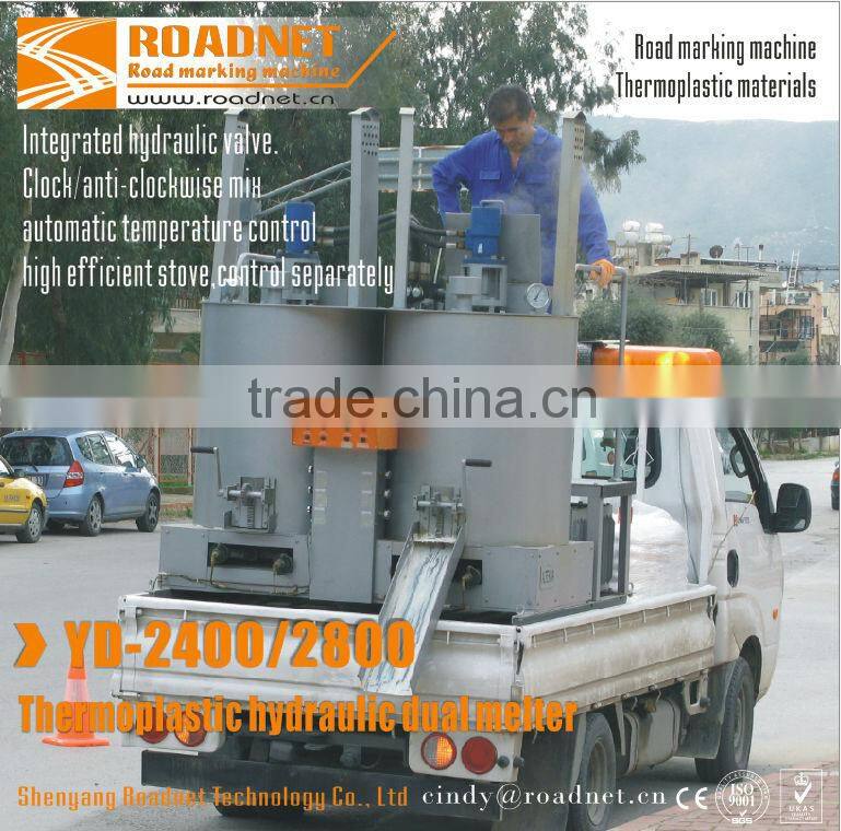 Double cylinder thermoplastic pre-heater