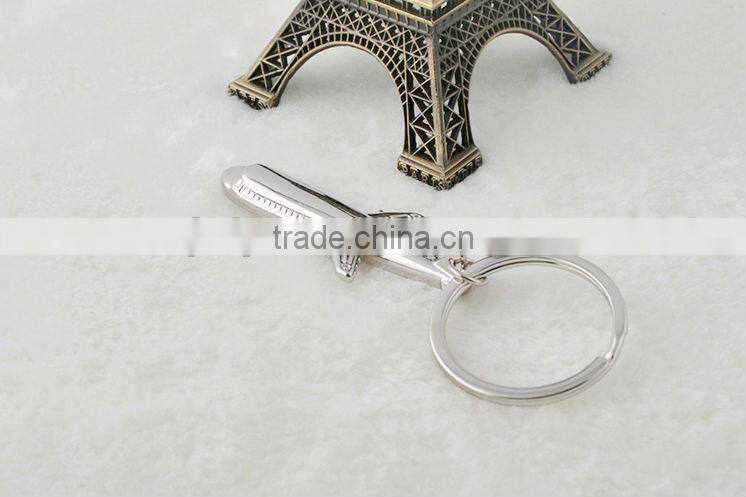 airplane simulation a Boeing 747 aircraft key chain