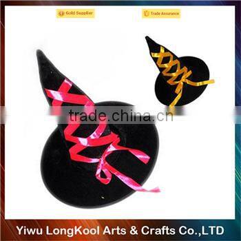 Top quality halloween cosplay witch hat low moq party hat felt witch hat