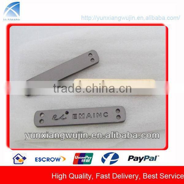 CD8078 Hot Sell Antique Brass Metal Brand Logo Denim Jeans