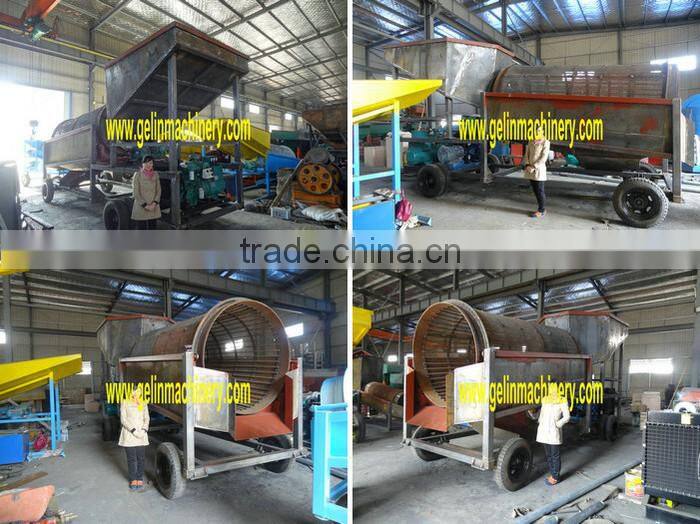 Gold washing trommel