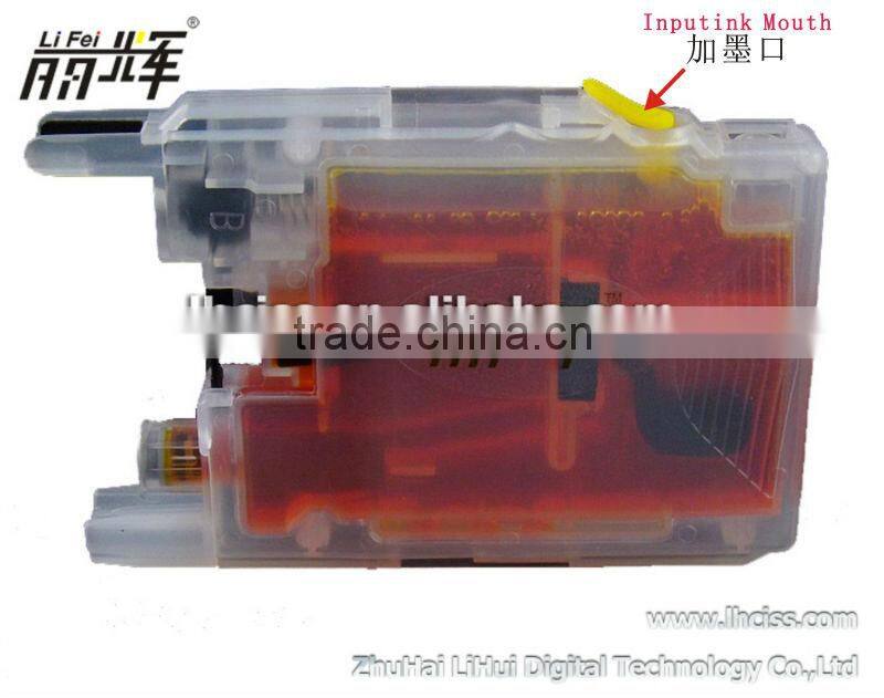 Lifei refillable ink cartridge for Brother LC-73 LC-79K/C/M/Y for Brother J955DWN/ J705DW/J825DW/J625DW/J432W/J430W/J6510DW