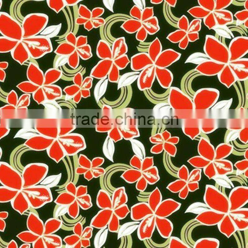 custom floral print fabric for fashion dress