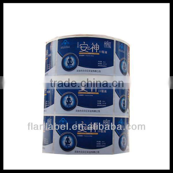 Roll Drug Label / Roll Medicine Sticker