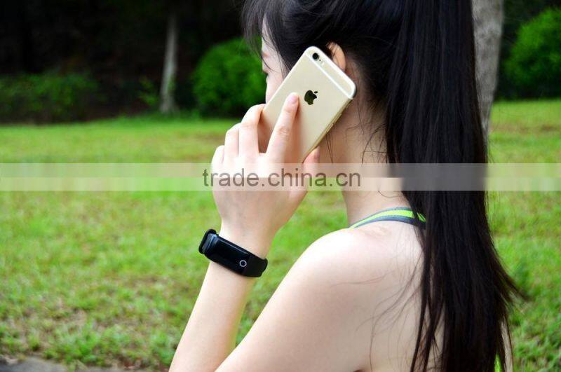 Optional Bluetooth Heart Rate Monitor Bracelet With SMS Content fitness band