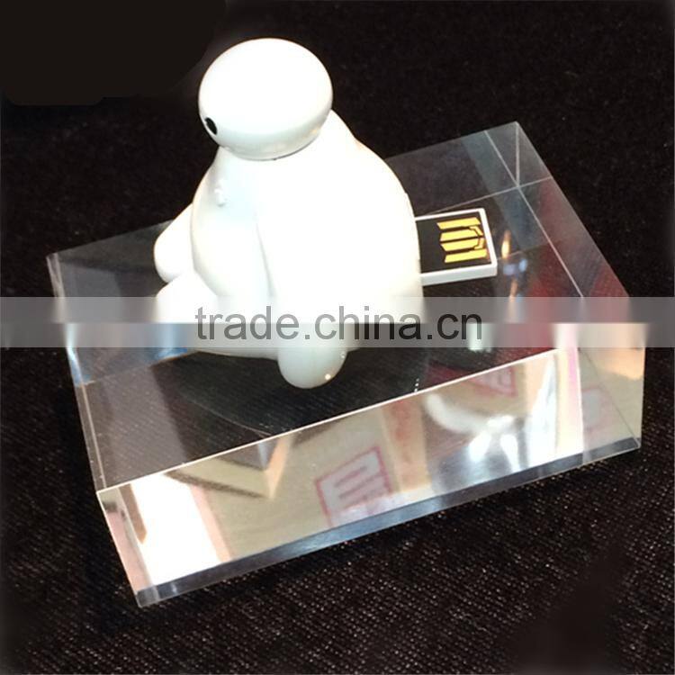 High grade plexiglass display block, 20mm plexiglass acrylic block