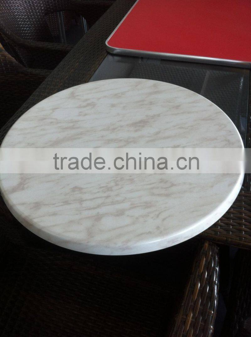 Round/square countertop werzalit top resin table top T2610
