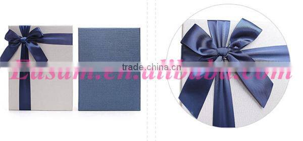 Wholesale custom gift packaging box rectangle shape hard paper gift box design