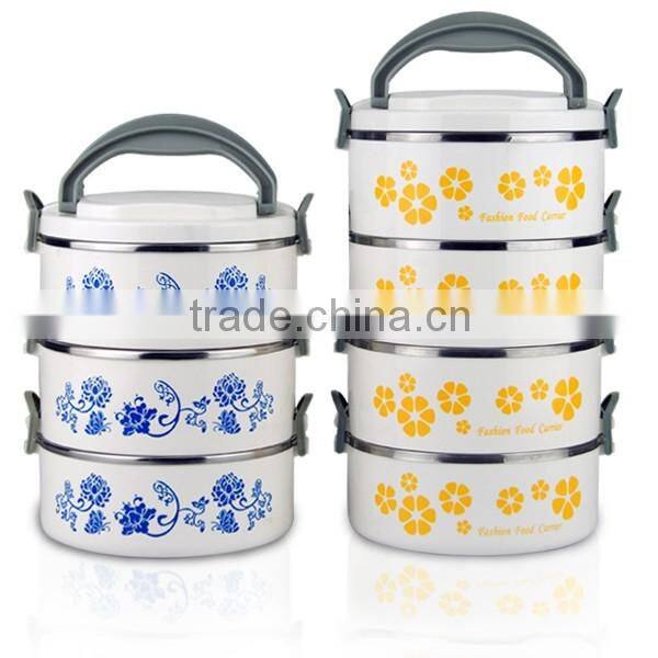 Outdoor camping Cheap metal lunch box