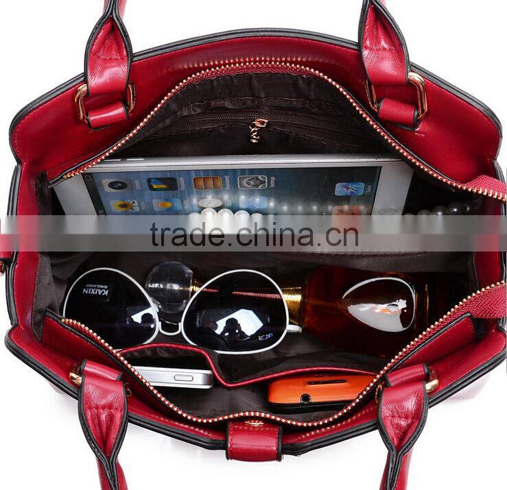 Women fashion handle silicon lady handbag