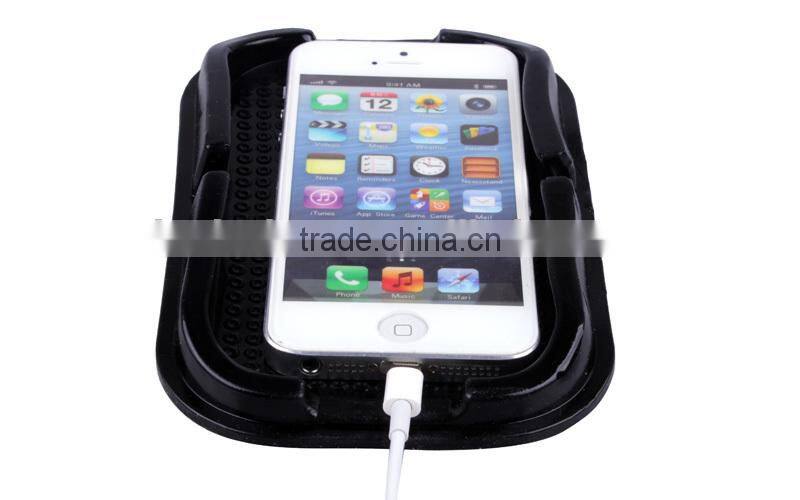 Slip pad mobile phone holder