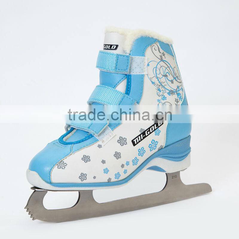 New design cheap ICE figure skates cold resistant outdoor figure skate boots for ice rink
