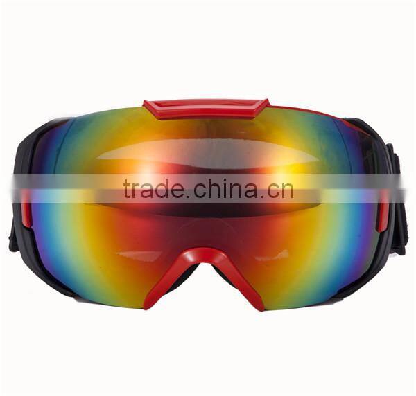 Mirroring snowboard glass for women, ski goggles for female, mirroring snow goggles