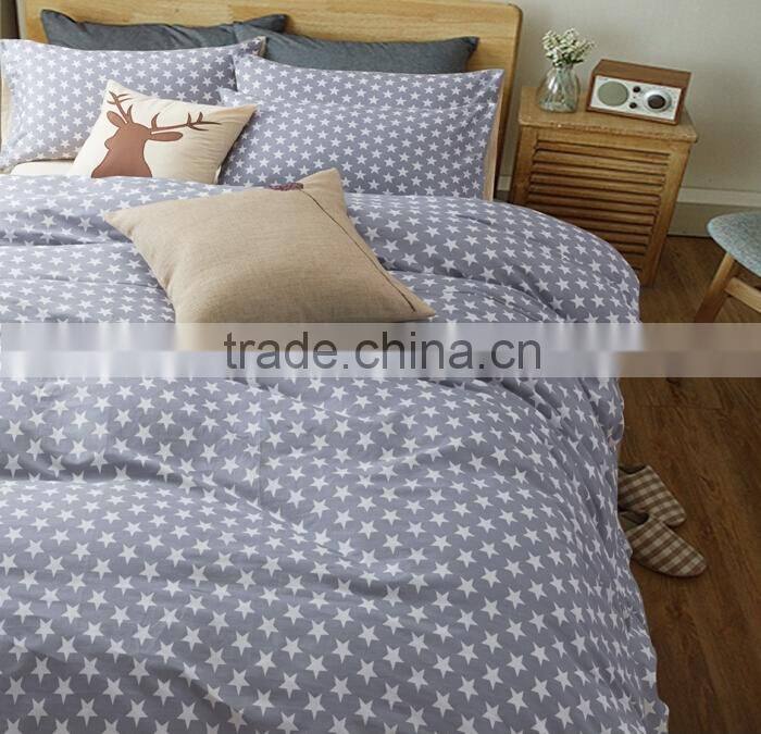 100% cotton new designed most comfortable 4piece sheet set, pure and fresh design print