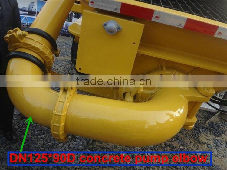 drag pump with cast steel elbow 13Mn-4 Putzmeister DN125*R275*90Deg Truck Mounted Concrete Pump