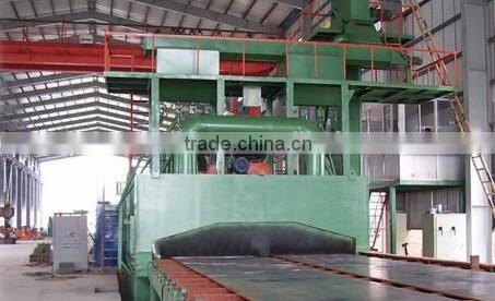 Roller Conveyor Plate/Sheet Rust Sandblast Removal Equipment