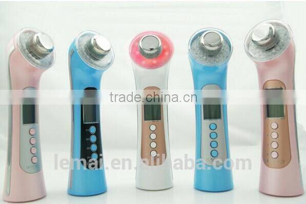 high quality low price 5 in 1 ultrasonic facial massager beauty product