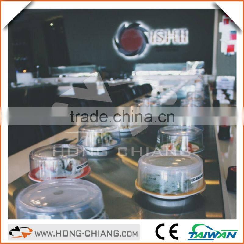 Magnetic Induction Sushi conveyor system - Stainless Steel Style